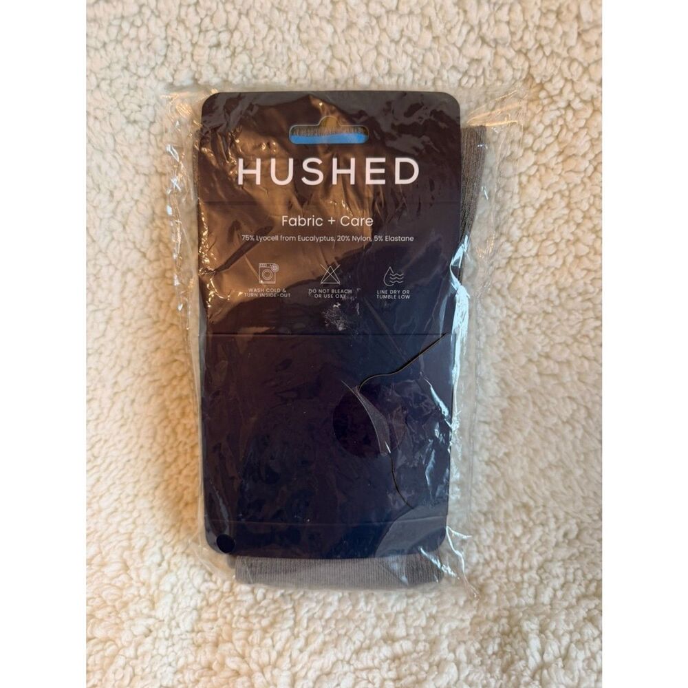 Hushed Knee High Compression Socks 15-20 mmHg Size Large Eucalyptus NEW